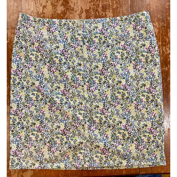 J. Jill Dresses & Skirts - J. Jill Live-in chino floral print pencil skirt Size 16 Summer